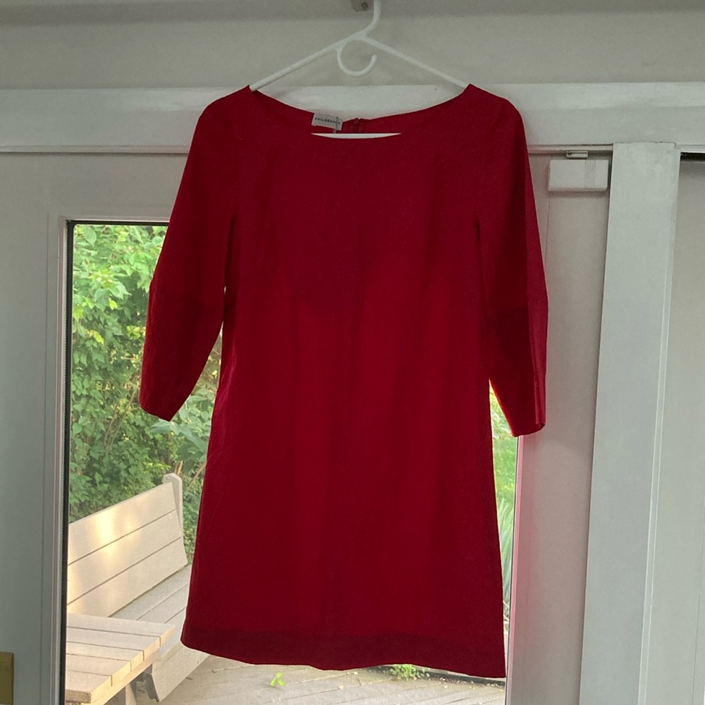 Philosophy di Alberta Ferretti Bold Red Dress